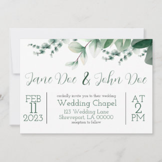 Elegant Wedding invitation