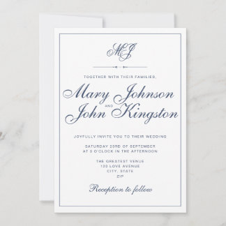 Elegant Wedding Invitation