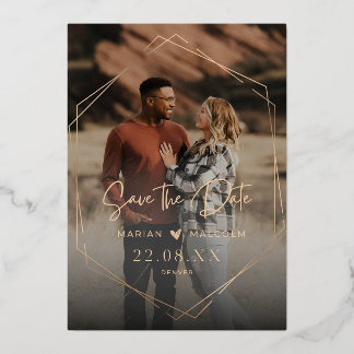 Elegant wedding invitation card