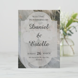 Elegant Wedding Invitation Card