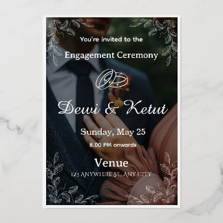 Elegant Wedding Invitation Card