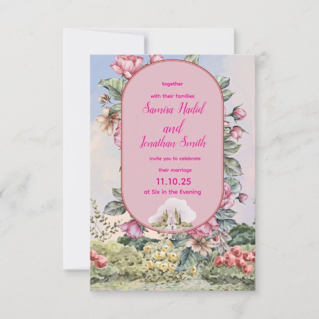 Elegant Wedding Invitation – Classic & Romantic  (Front)