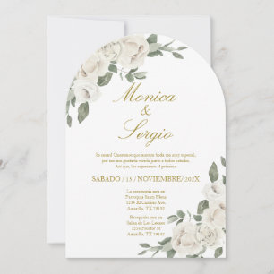 Elegant Wedding Invitation in Spanish