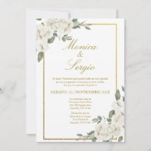 Elegant Wedding Invitation in Spanish