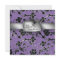 Elegant Wedding Invitation Silver Purple Floral