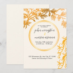 Elegant Wedding Invitation Timeless Love