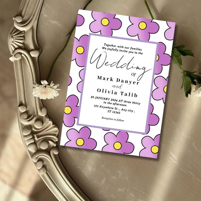 Elegant Wedding Invitation with Modern Calligraphy (Creator Uploaded)