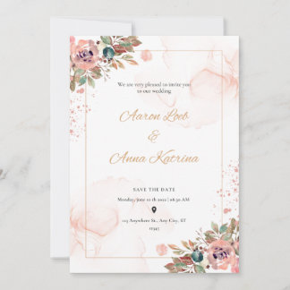 Elegant wedding invitations