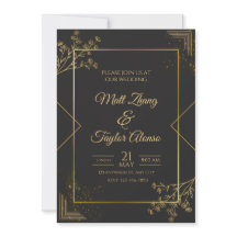 Elegant Wedding Invitations Card