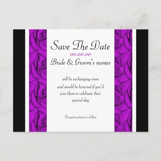 Elegant wedding invitations template (Front)