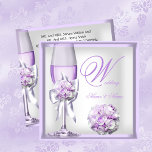 Elegant Wedding Lavender Purple Lilac Champagne 2 Invitation<br><div class="desc">Elegant Wedding White Flowers Lavender Purple Lilac Floral Champagne Invitations traditional wedding Elegant Marriage Wedding Sets 



  



  



  



  



  


 
  


com</div>