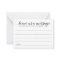 Elegant Wedding Leave Us A Message Advice Cards