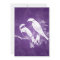 Elegant Wedding Love Birds Purple