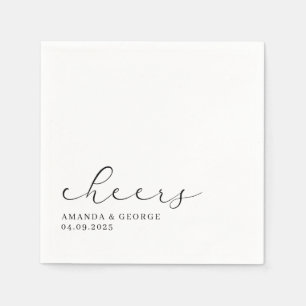 Elegant wedding napkin