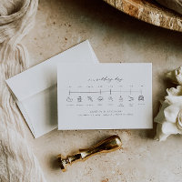 Elegant Wedding Order Of Events Timeline