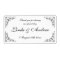 Elegant wedding party favour water bottle labels