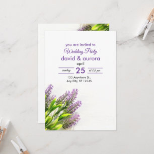 Elegant Wedding Party Invitation