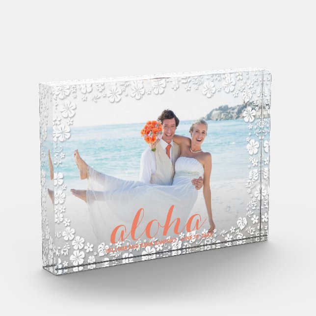 Elegant WEDDING Photo Block (Left)