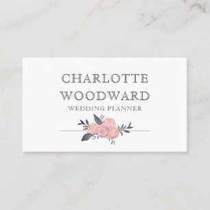 Elegant Wedding Planner Business Card