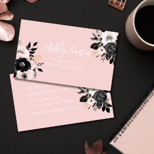 Elegant Wedding Planner Business Card