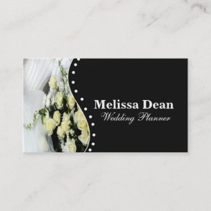 Elegant Wedding Planner Business Card