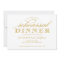 Elegant Wedding Rehearsal Dinner Invitation