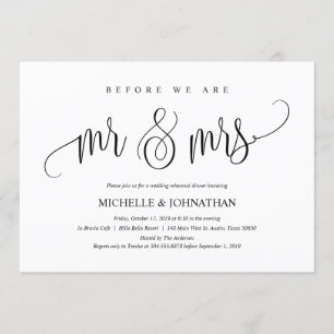 Elegant Wedding Rehearsal Dinner Invitation Card