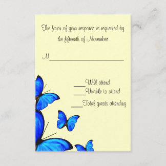 Elegant Wedding Response Card
