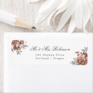 Elegant Wedding Rose Gold Rustic Floral