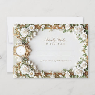 Elegant Wedding RSVP Card
