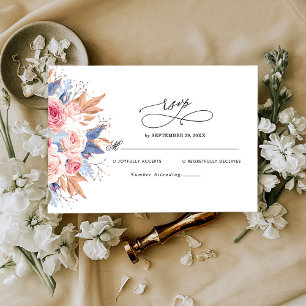 Elegant Wedding RSVP Card
