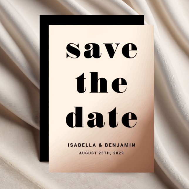 Elegant Wedding Save The Date Rose Gold (Elegant Rose Gold Foil Wedding Save The Date Foil Invitation)
