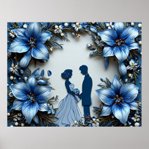 Elegant Wedding Scene Poster