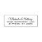 Elegant Wedding Script Return Address Stamp