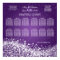 Elegant Wedding Seating Chart Sparkling Wave Purpl