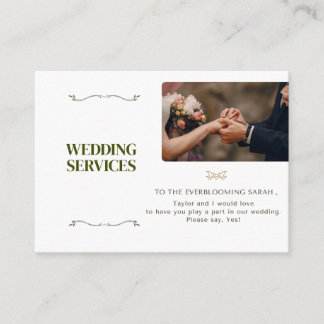 Elegant Wedding Services Invitation Flyer | Modern