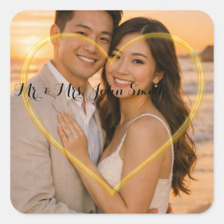 Elegant Wedding Sticker