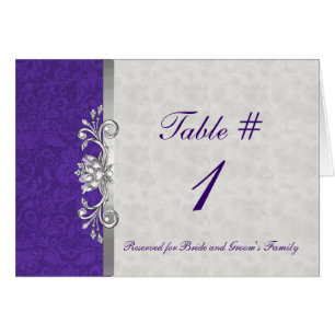 Elegant Wedding Table Card