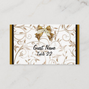 ELEGANT WEDDING TABLE CARDS
