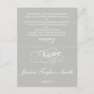 Elegant Wedding Table Place Cards Any Colour