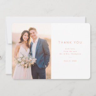 Elegant Wedding Thank You Card
