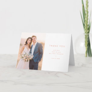 Elegant Wedding Thank You Card