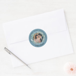 Elegant Wedding Thank You photo envelope seal
