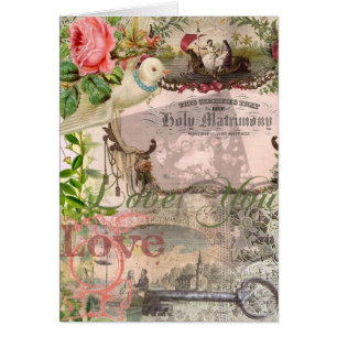 Elegant Wedding Vintage Marriage Antique Vintage