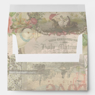 Elegant Wedding Vintage Marriage Antique Vintage Envelopes