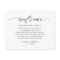 Elegant Wedding Welcome Gift Bag Place Cards