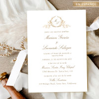 Elegant Wedding with Gold Monogram