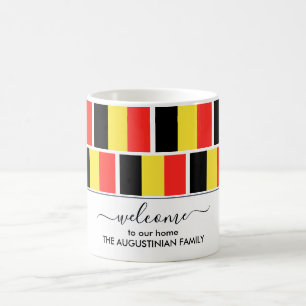 Elegant Welcome BELGIUM FLAG Coffee Mug