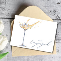Elegant We're Engaged Champagne Engagement Party