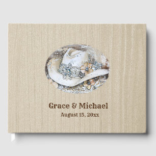 Elegant Western Boho Wedding Guest Book